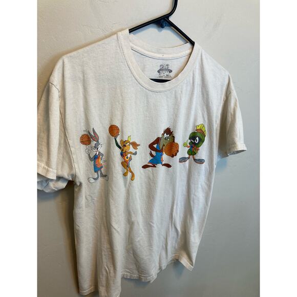 Space Jam Vintage Style Graphic Short Sleeve T-Shirt Unisex Size Medium - Picture 5 of 7